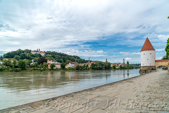 Inn River Postcard Shot-Passau, Germany